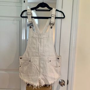Free People Short Overalls